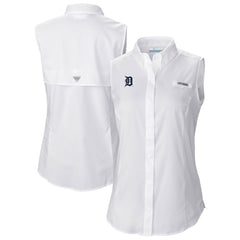 Detroit Tigers Columbia Women's Tamiami Sleeveless Shirt | MLB New