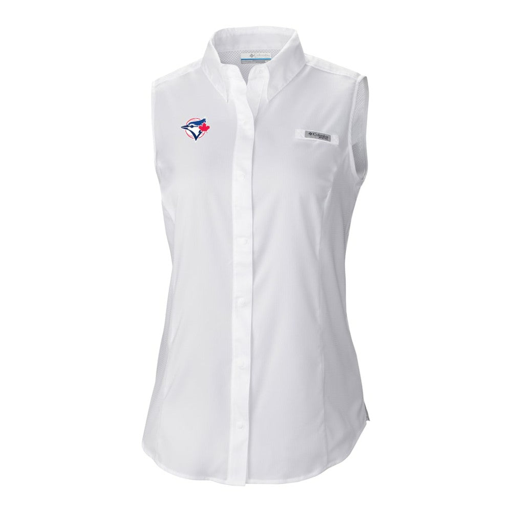 Toronto Blue Jays Columbia Women's Tamiami Sleeveless Shirt | MLB US