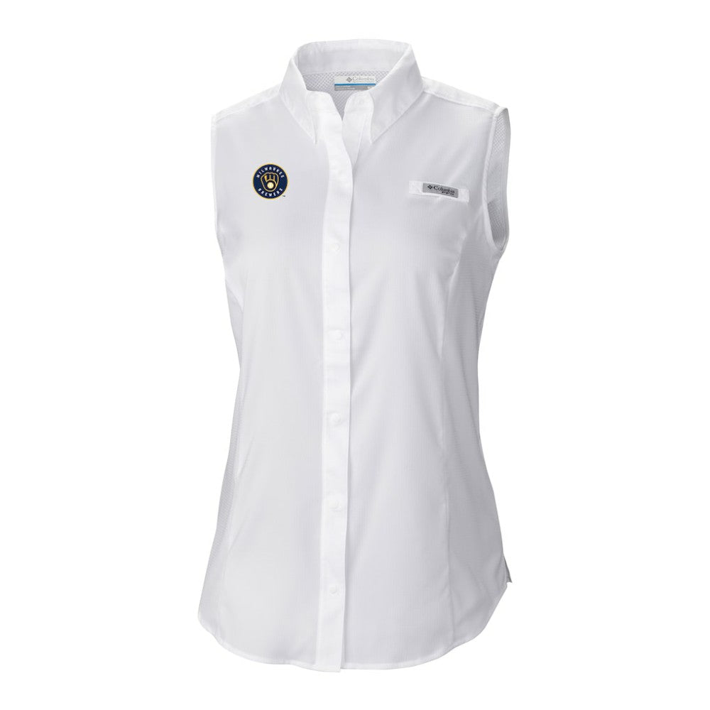 Milwaukee Brewers Columbia Women's Tamiami Sleeveless Shirt | MLB Near me