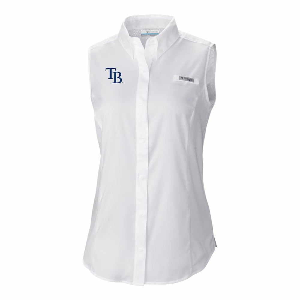 Tampa Bay Rays Columbia Women's Tamiami Sleeveless Shirt | MLB Shop