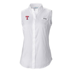 Texas Rangers Columbia Women's Tamiami Sleeveless Shirt | MLB On Sale