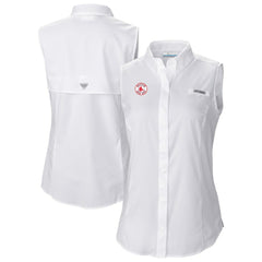 Boston Red Sox Columbia Women's Tamiami Sleeveless Shirt | MLB Near me