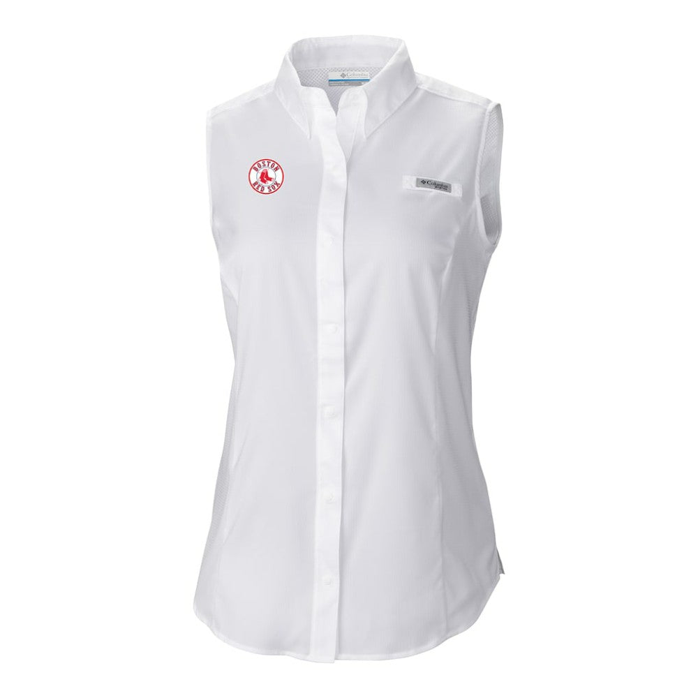 Boston Red Sox Columbia Women's Tamiami Sleeveless Shirt | MLB Near me