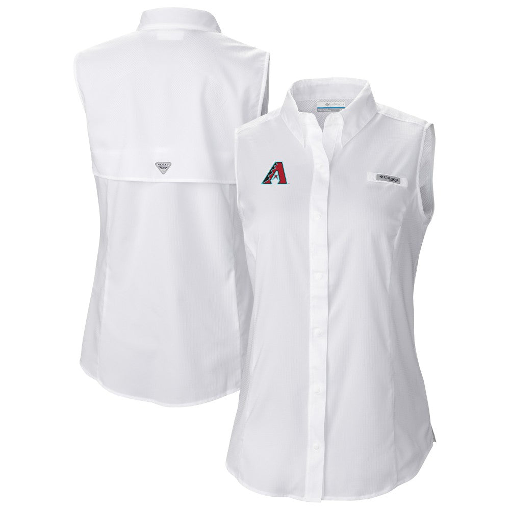 Arizona Diamondbacks Columbia Women's Tamiami Sleeveless Shirt | MLB Sale