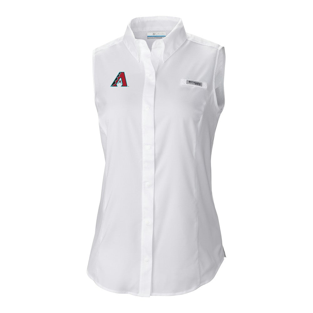 Arizona Diamondbacks Columbia Women's Tamiami Sleeveless Shirt | MLB Sale