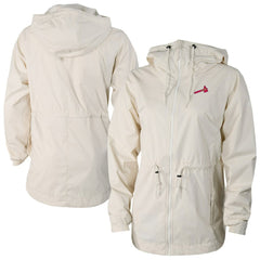 Atlanta Braves Columbia Women's Lily Park Full-Zip Rain Jacket | MLB Sale
