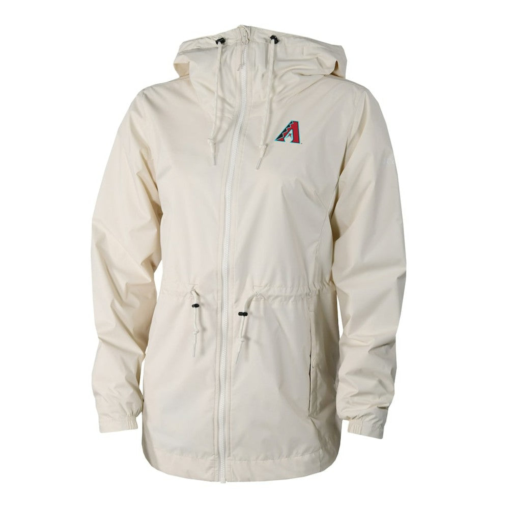 Arizona Diamondbacks Columbia Women's Lily Park Full-Zip Rain Jacket | MLB On Sale