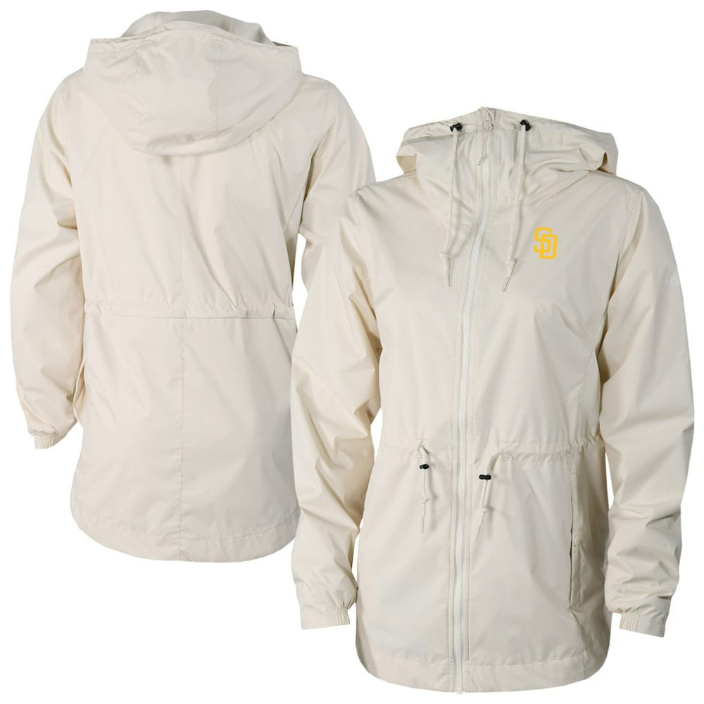 San Diego Padres Columbia Women's Lily Park Full-Zip Rain Jacket | MLB Outlet