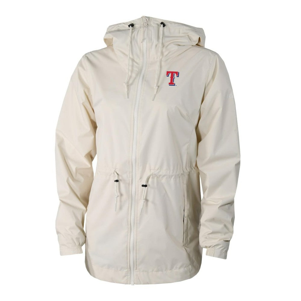 Texas Rangers Columbia Women's Lily Park Full-Zip Rain Jacket | MLB Sale
