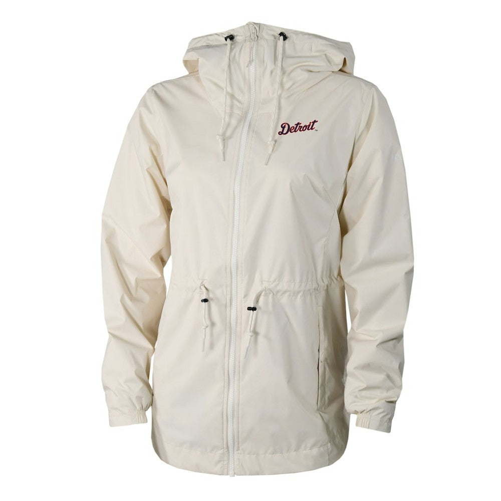 Detroit Tigers Columbia Women's Lily Park Full-Zip Rain Jacket | MLB For sale