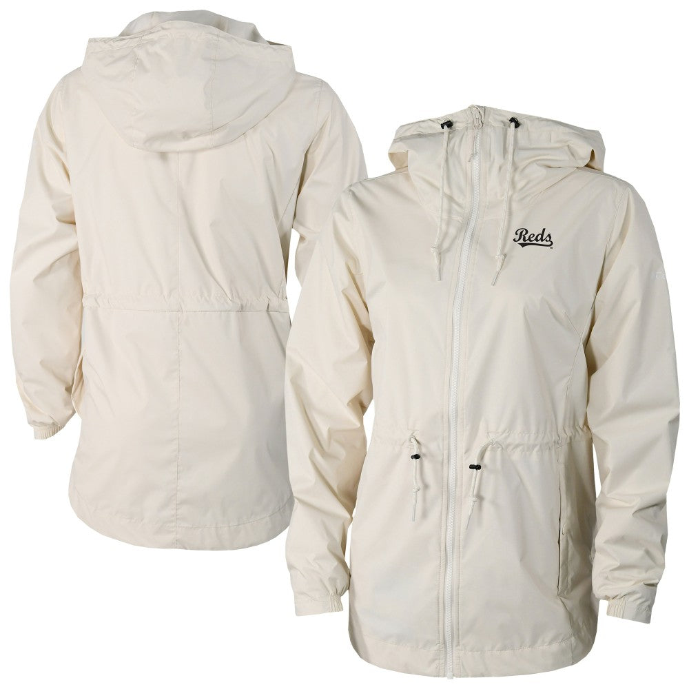 Cincinnati Reds Columbia Women's Lily Park Full-Zip Rain Jacket | MLB Online
