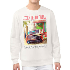 Los Angeles Dodgers Margaritaville License to Chill Fleece Sweatshirt | MLB Outlet