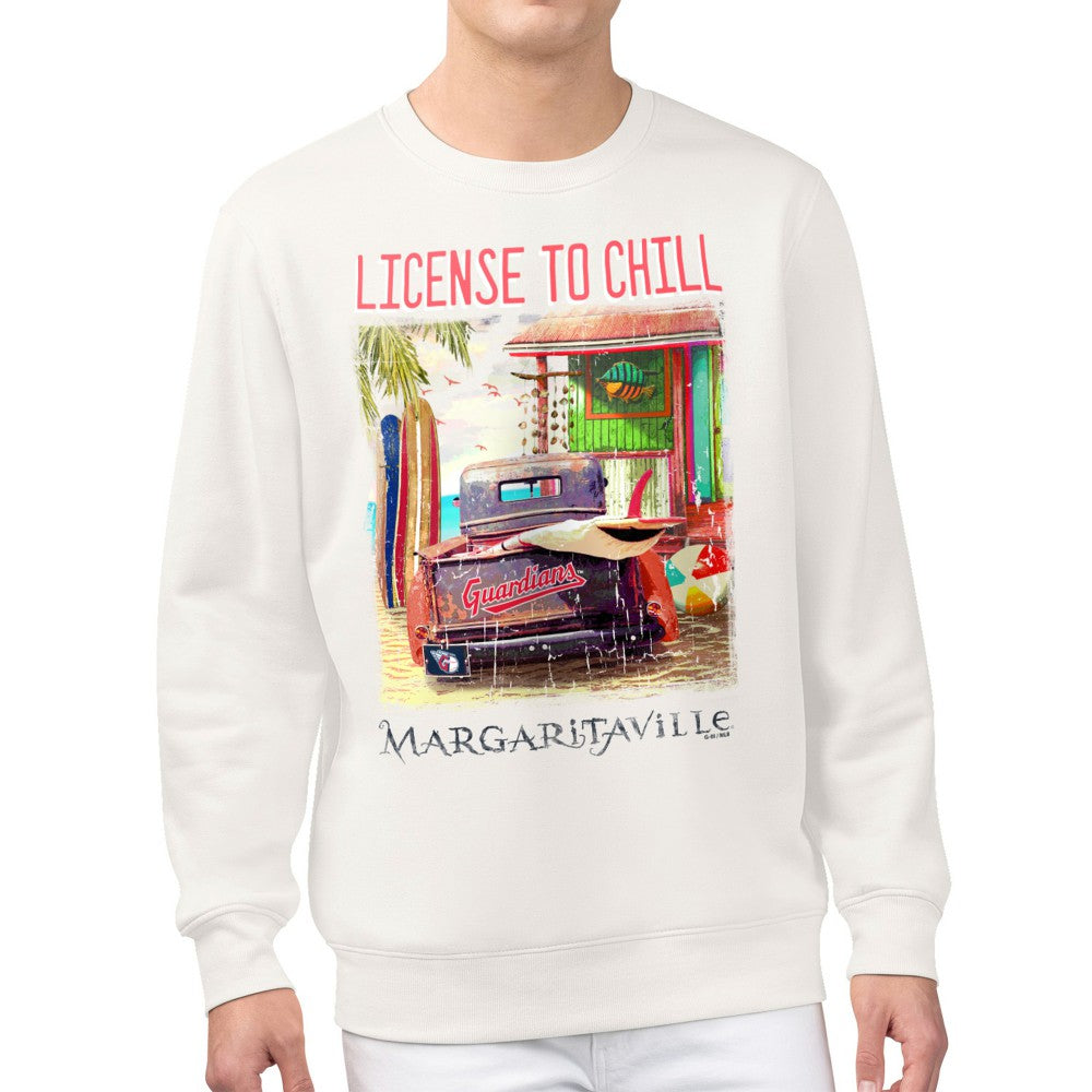 Cleveland Guardians Margaritaville License to Chill Fleece Sweatshirt | MLB New