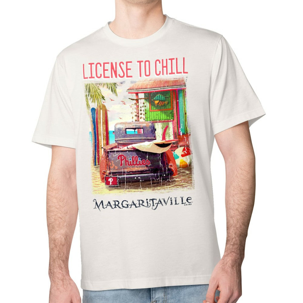 Philadelphia Phillies Margaritaville License to Chill T-Shirt | MLB New