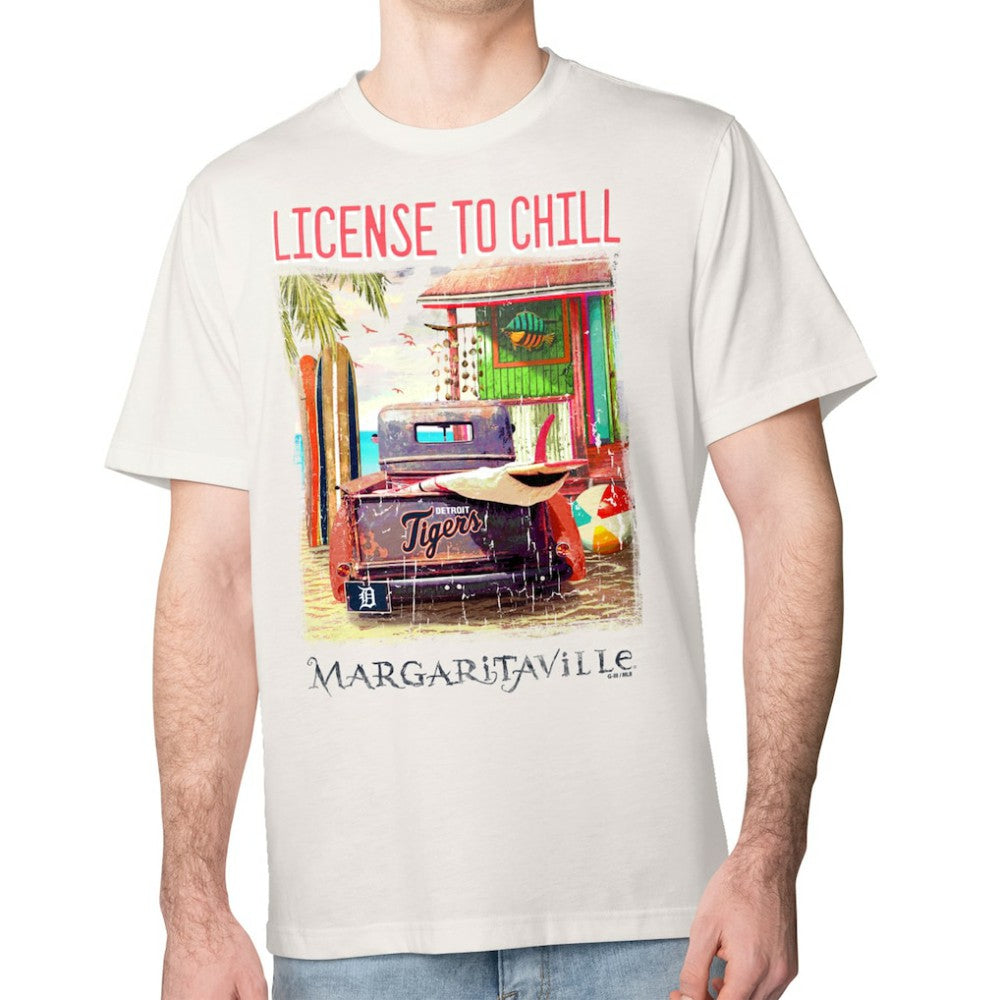 Detroit Tigers Margaritaville License to Chill T-Shirt | MLB Sale