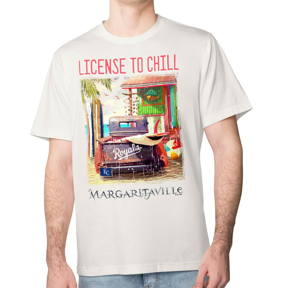 Kansas City Royals Margaritaville License to Chill T-Shirt | MLB Outlet
