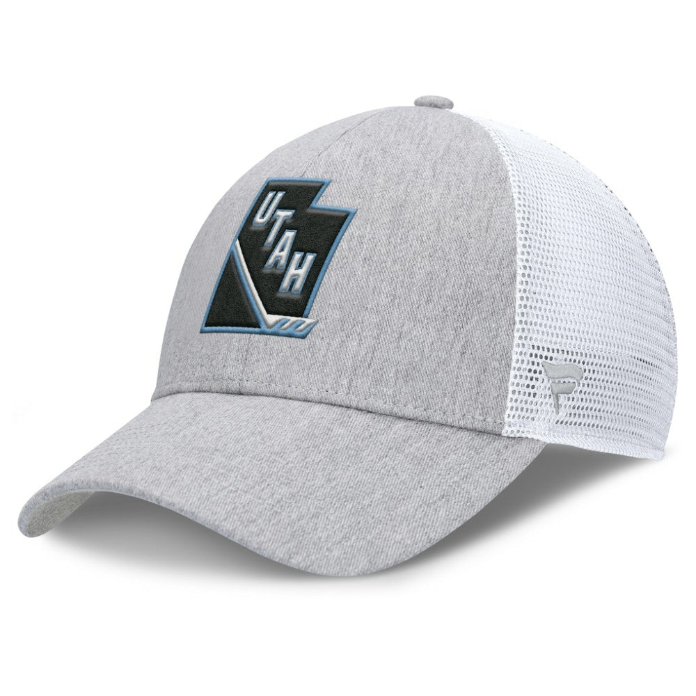 Utah Mammoth Fanatics Utah Badge Trucker Adjustable Hat Online
