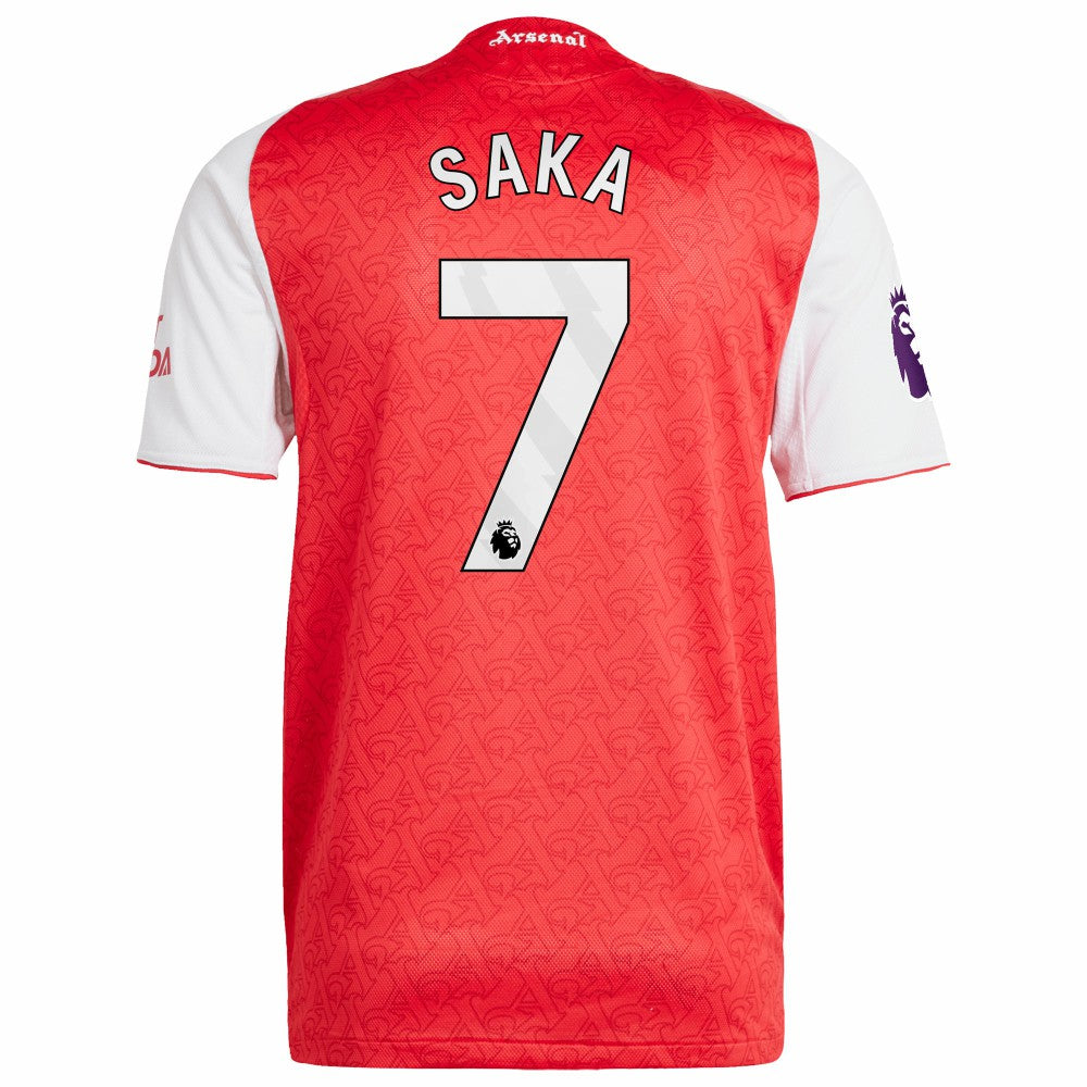 Bukayo Saka Arsenal 2025/26 Home Player Jersey Red - Adidas