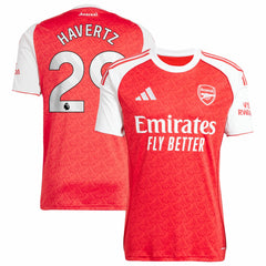 Kai Havertz Arsenal 2025/26 Home Replica Player Jersey Red - Adidas