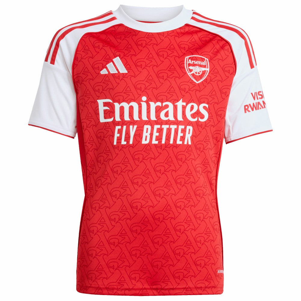 Bukayo Saka Arsenal Youth 2025/26 Home Replica Player Jersey Red - Adidas