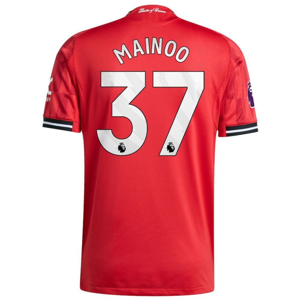 Kobbie Mainoo Manchester United Home 2025/26 Player Jersey Red - Adidas