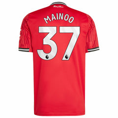 Kobbie Mainoo Manchester United Home 2025/26 Replica Player Jersey Red - Adidas