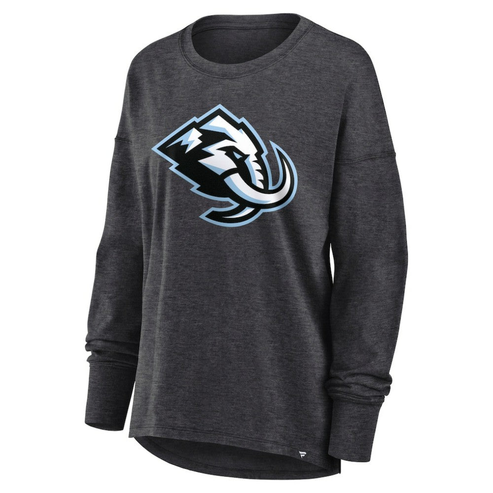 Utah Mammoth Fanatics Women's Primary Logo Legacy Long Sleeve T-Shirt On Sale