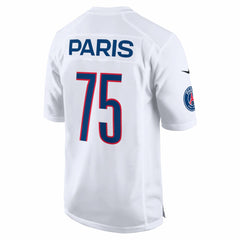 Paris Saint-Germain 2025 Soccer x NFL Game Jersey White - Nike