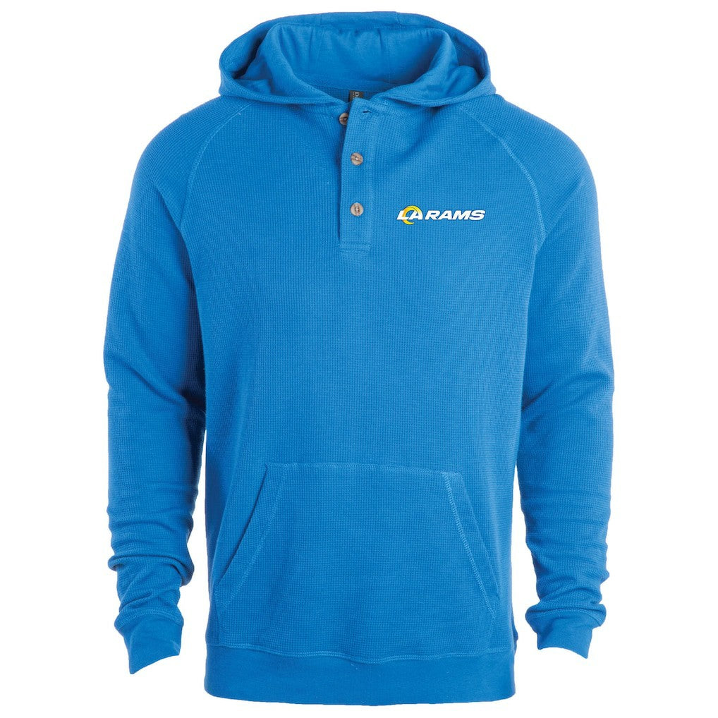Los Angeles Rams  Dunbrooke Montana Raglan Thermal Hoodie