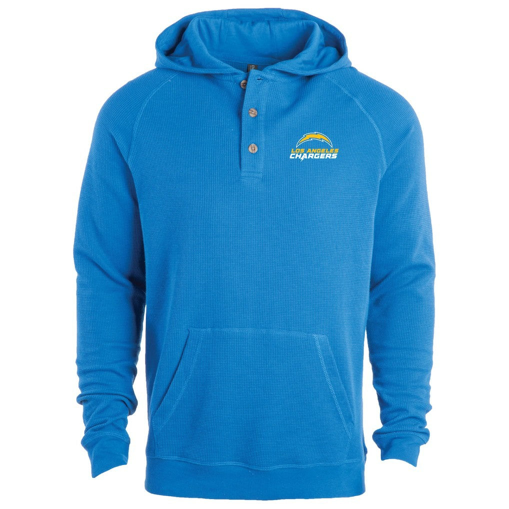 Los Angeles Chargers  Dunbrooke Montana Raglan Thermal Hoodie