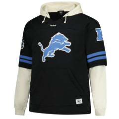 Detroit Lions 47 brand '47 Big & Tall Split Zone Cornerback V-Neck Hoodie