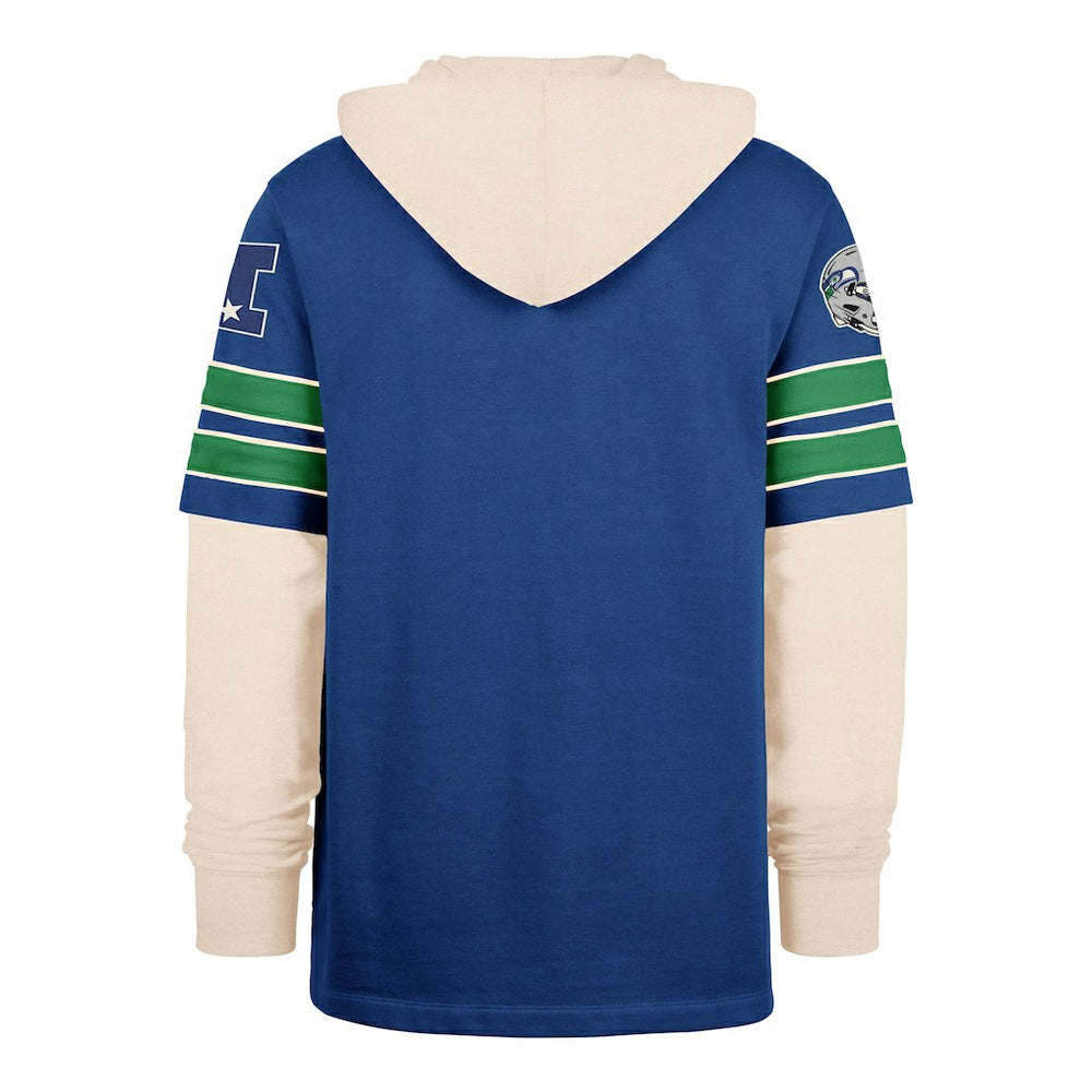 Seattle Seahawks 47 brand '47 Big & Tall Split Zone Cornerback Hoodie