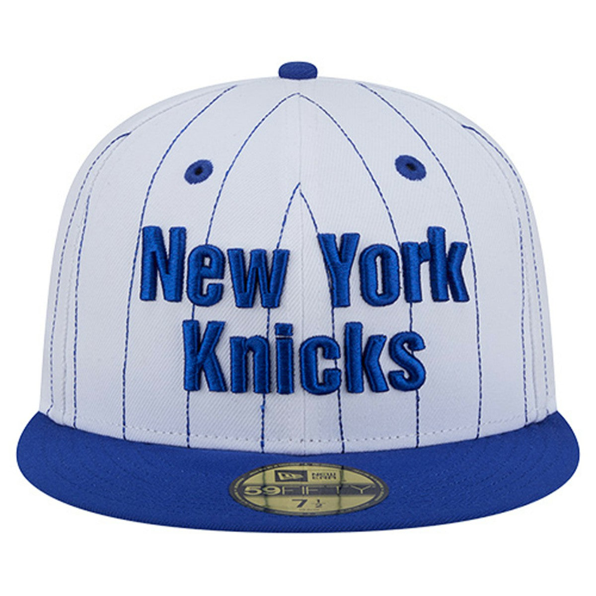 New York Knicks Wordmark Pinstripe 59FIFTY Fitted Hat On Sale