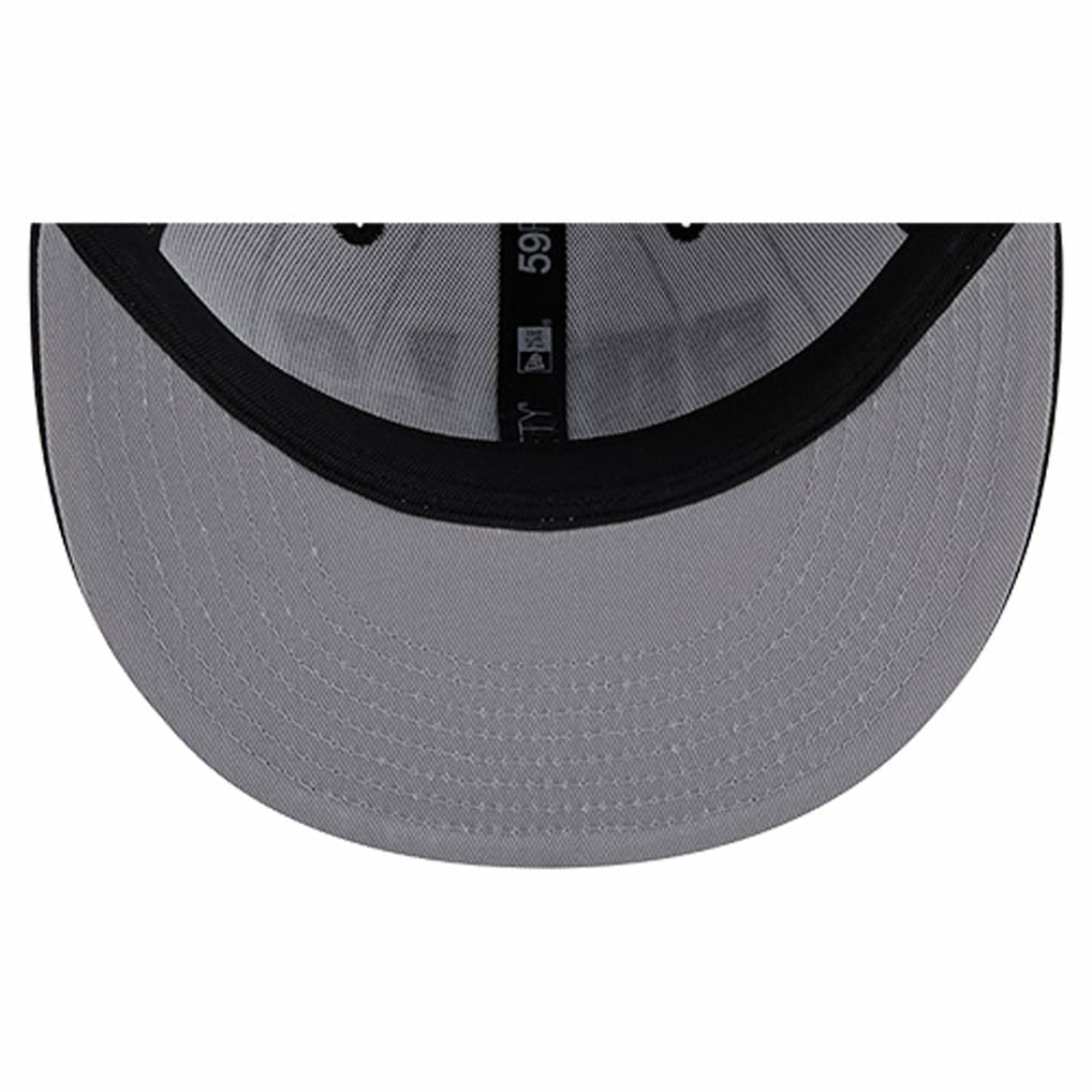 Chicago Bulls Wordmark Pinstripe 59FIFTY Fitted Hat New
