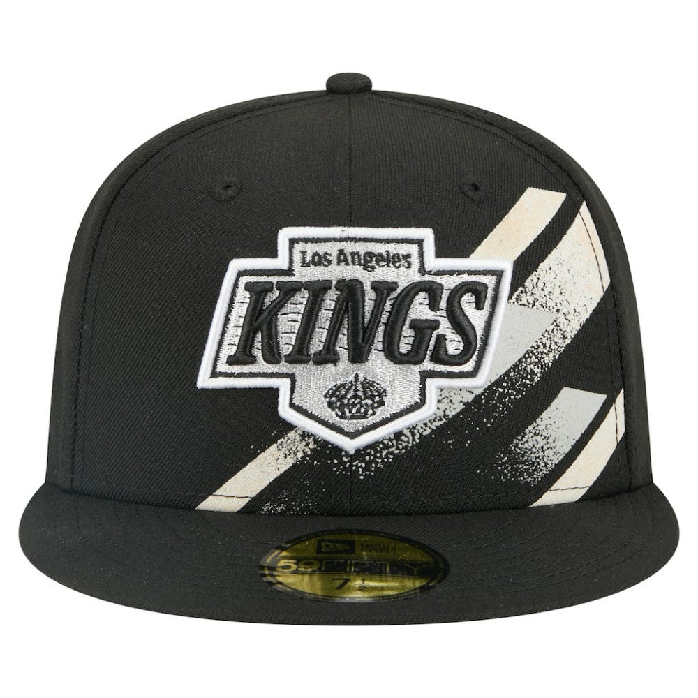 Los Angeles Kings New Era Faded Lines 59FIFTY Fitted Hat Discount