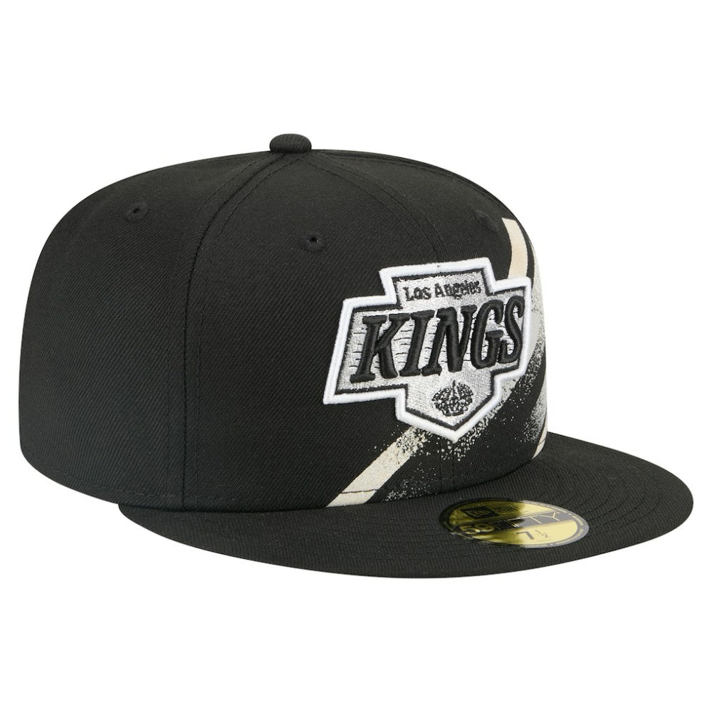 Los Angeles Kings New Era Faded Lines 59FIFTY Fitted Hat Discount