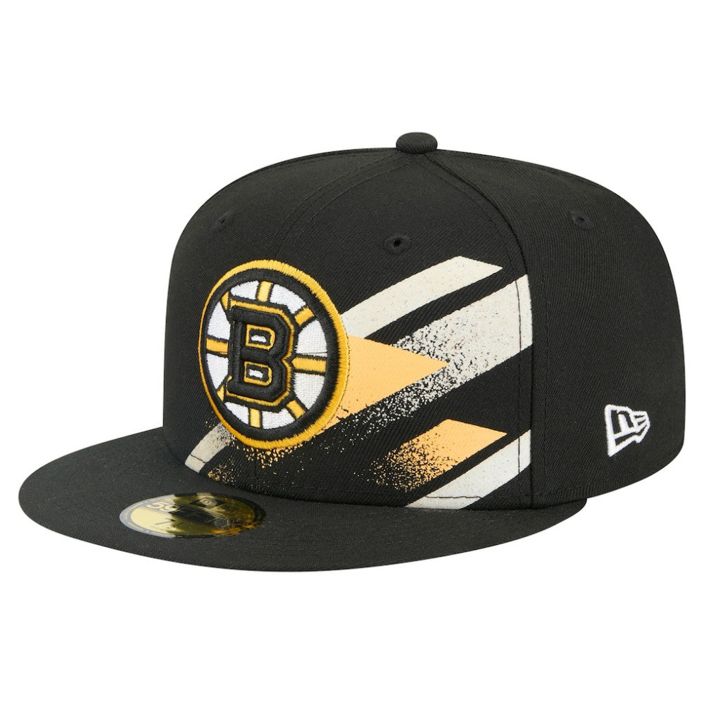 Boston Bruins New Era Faded Lines 59FIFTY Fitted Hat Online