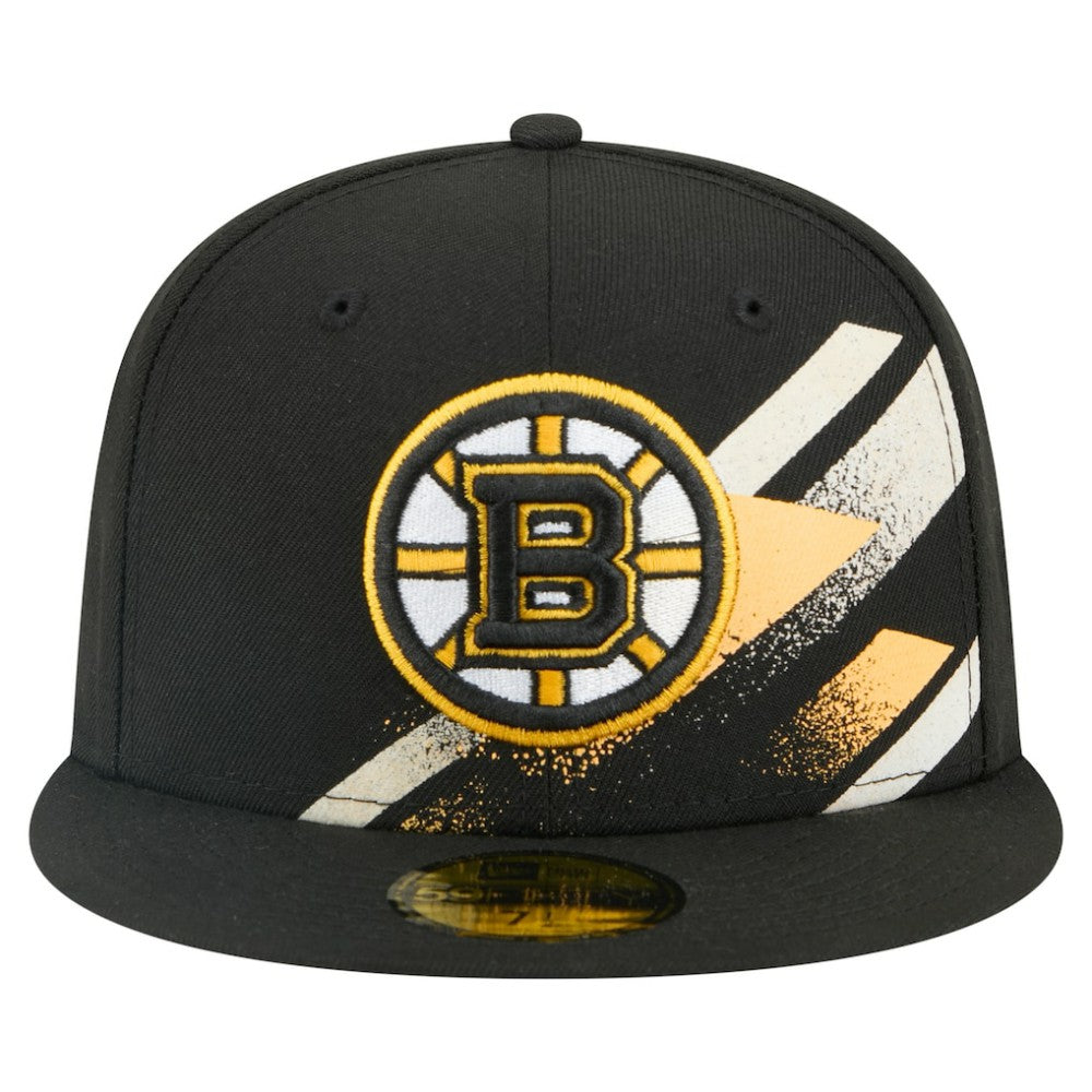Boston Bruins New Era Faded Lines 59FIFTY Fitted Hat Online