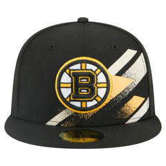 Boston Bruins New Era Faded Lines 59FIFTY Fitted Hat Online