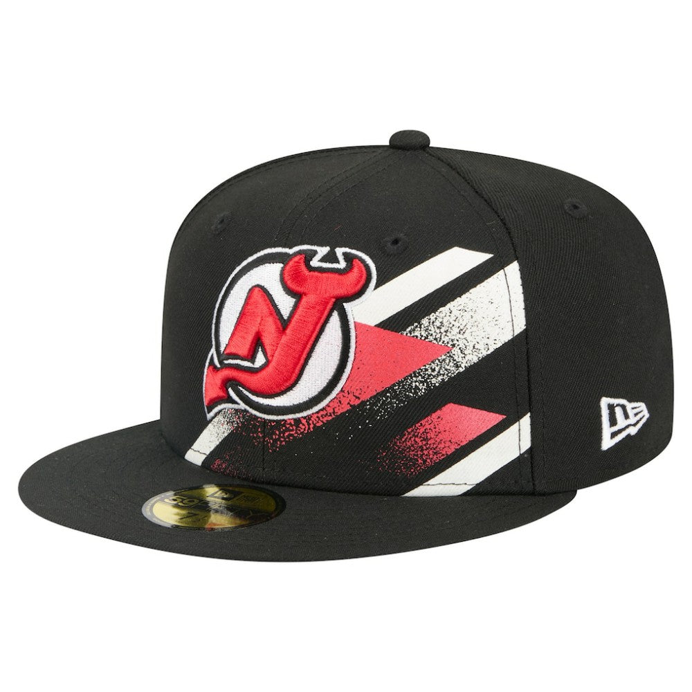 New Jersey Devils New Era Faded Lines 59FIFTY Fitted Hat Outlet