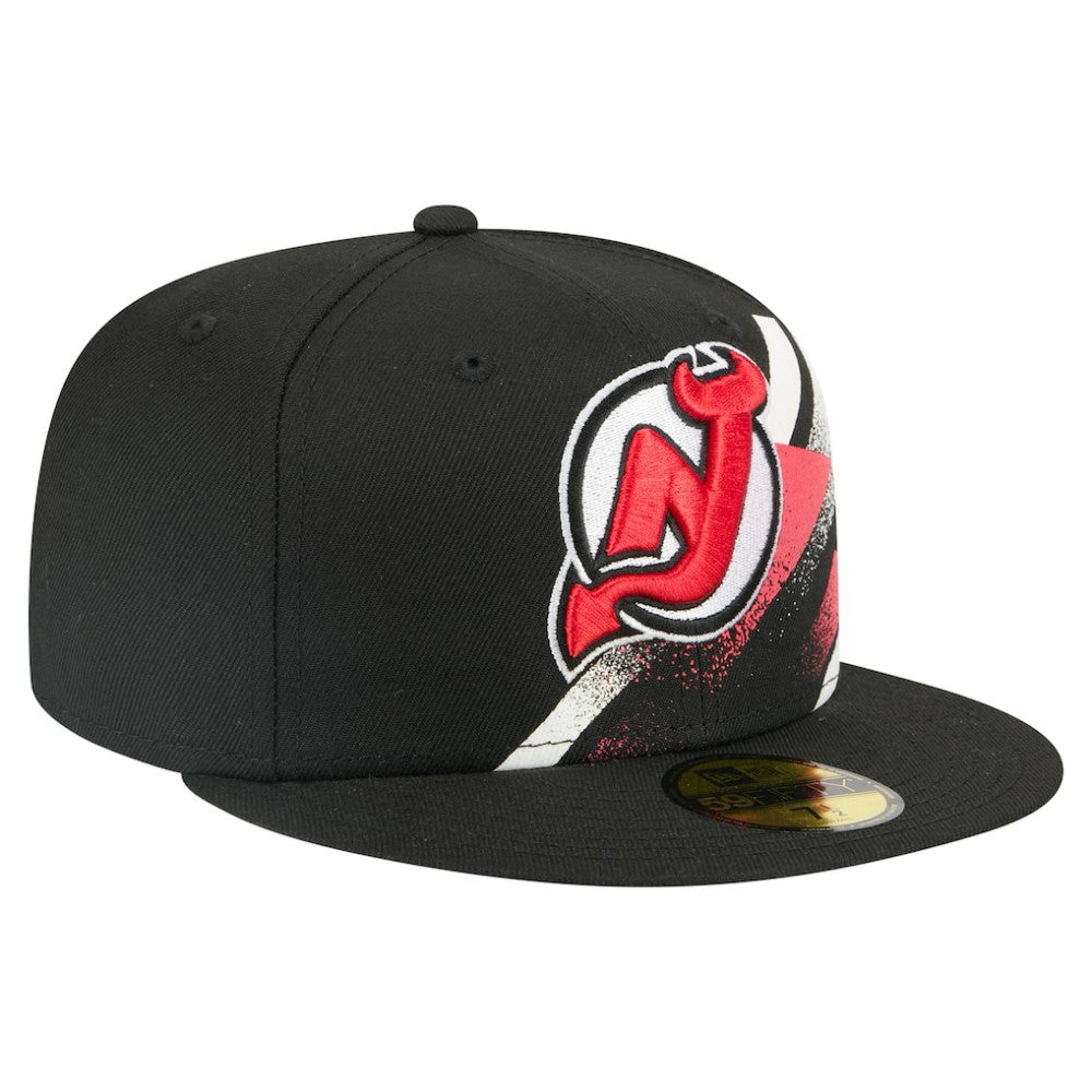 New Jersey Devils New Era Faded Lines 59FIFTY Fitted Hat Outlet