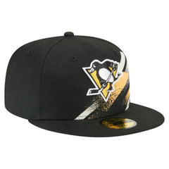 Pittsburgh Penguins New Era Faded Lines 59FIFTY Fitted Hat Online