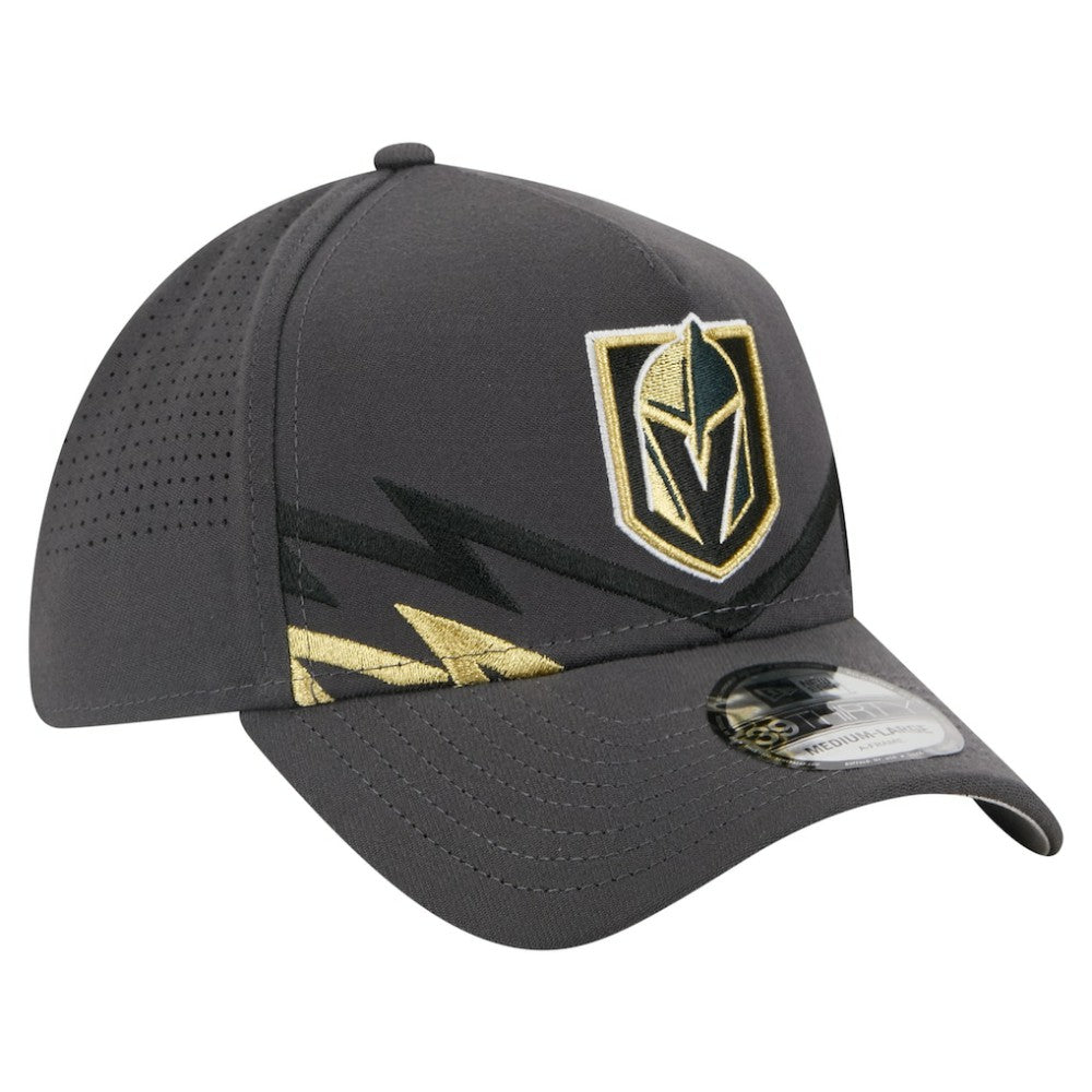 Vegas Golden Knights New Era Zig Zag 39THIRTY A-Frame Perforated Flex Hat For Sale
