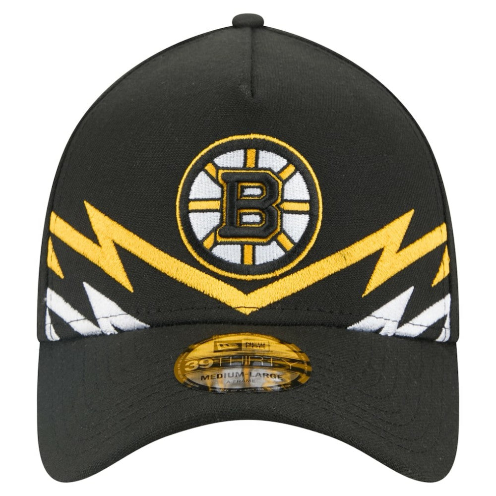 Boston Bruins New Era 39THIRTY A-Frame Perforated Flex Hat Sale