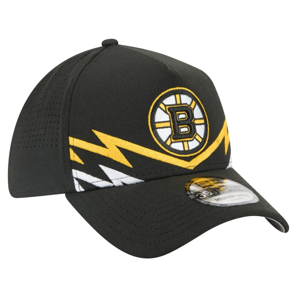 Boston Bruins New Era 39THIRTY A-Frame Perforated Flex Hat Sale