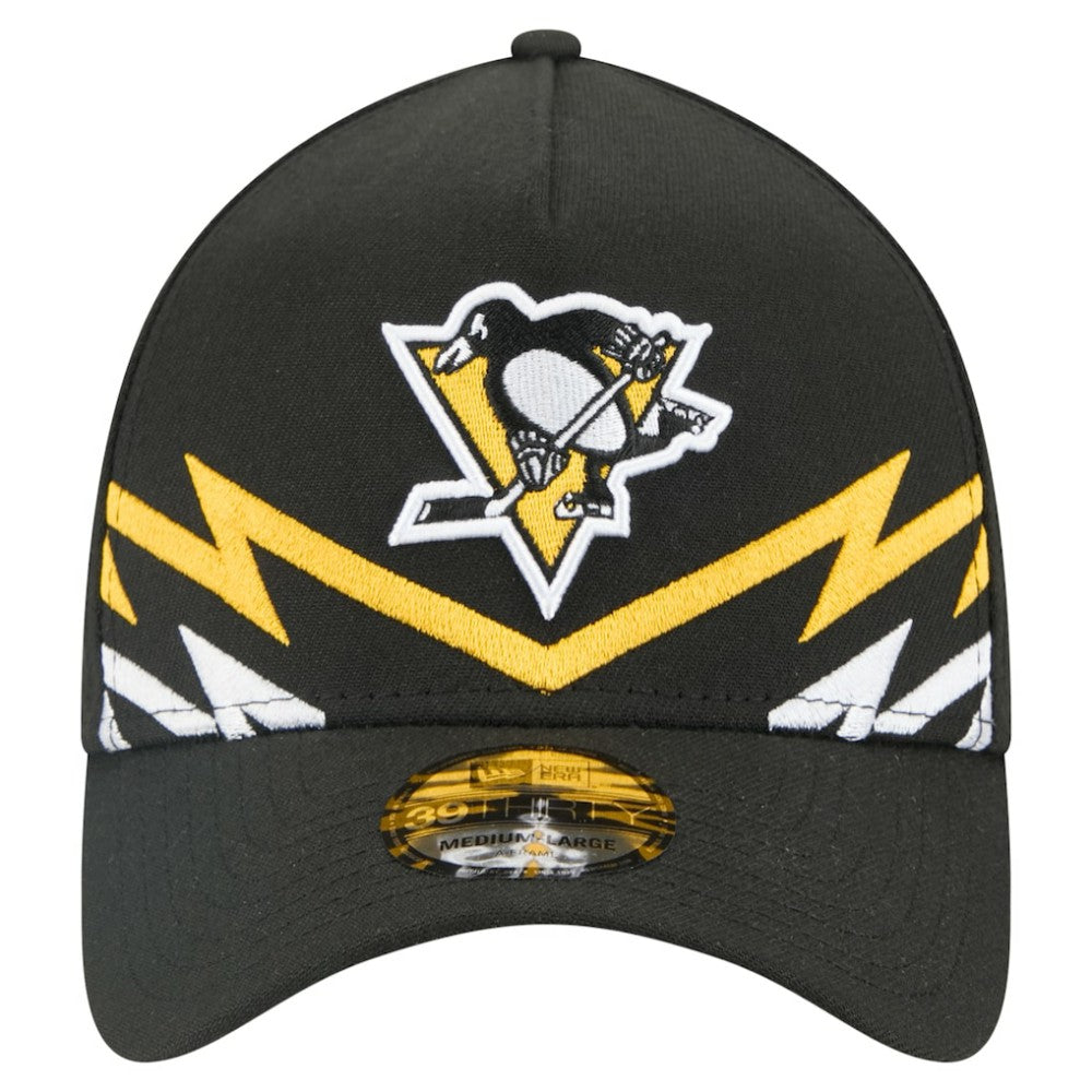 Pittsburgh Penguins New Era 39THIRTY A-Frame Perforated Flex Hat Discount