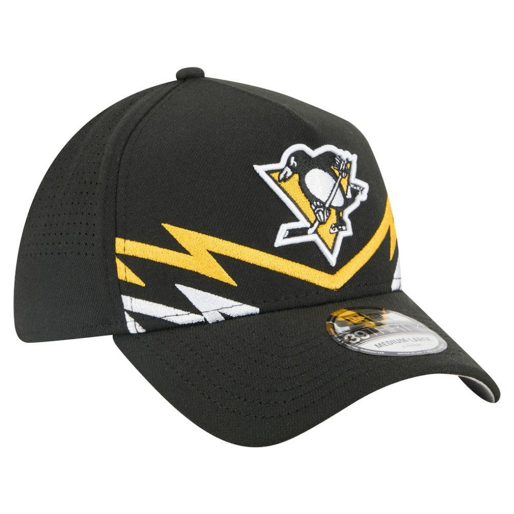 Pittsburgh Penguins New Era 39THIRTY A-Frame Perforated Flex Hat Discount