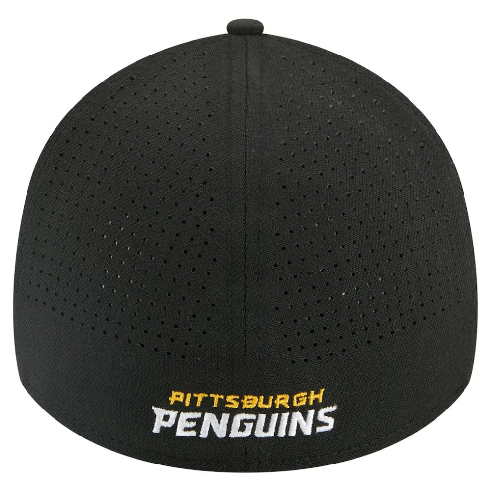 Pittsburgh Penguins New Era 39THIRTY A-Frame Perforated Flex Hat Discount