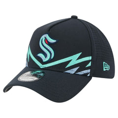 Seattle Kraken New Era Zig Zag 39THIRTY A-Frame Perforated Flex Hat Discount