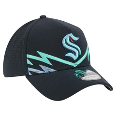 Seattle Kraken New Era Zig Zag 39THIRTY A-Frame Perforated Flex Hat Discount